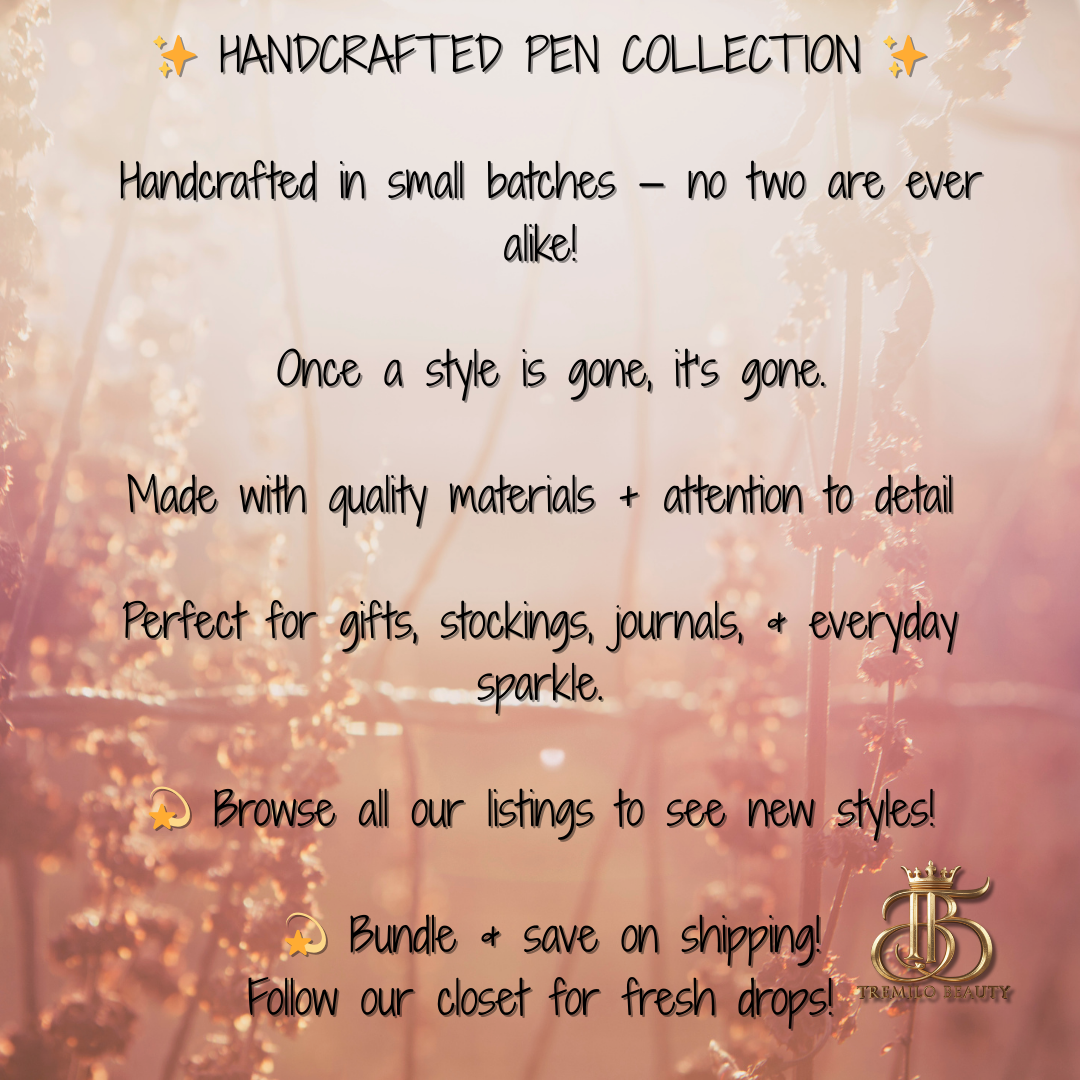 Twinkle Topper Pen™ — Stay Groovy Edition (Handcrafted)