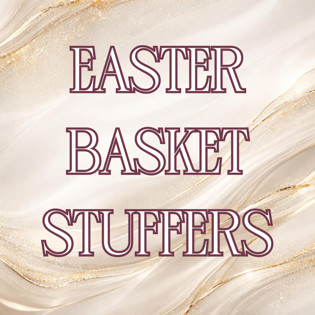 Easter basket stuffers collection featuring Tremilo lip gloss gifts and seasonal beauty surprises