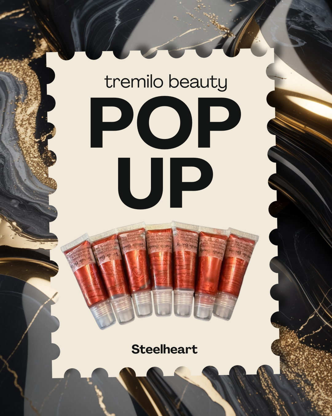 Pop-Up on the Parkway: 10 ml Squeeze Tube Lip Gloss