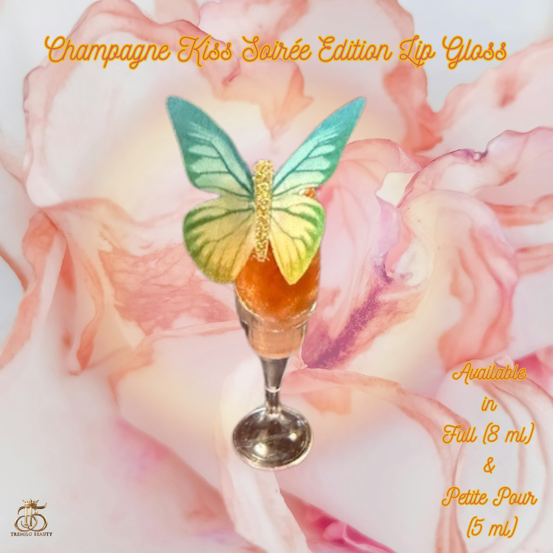 ✨ Champagne Kiss Gloss™ – New Year Edition - pH Color-Changing Lip Gloss