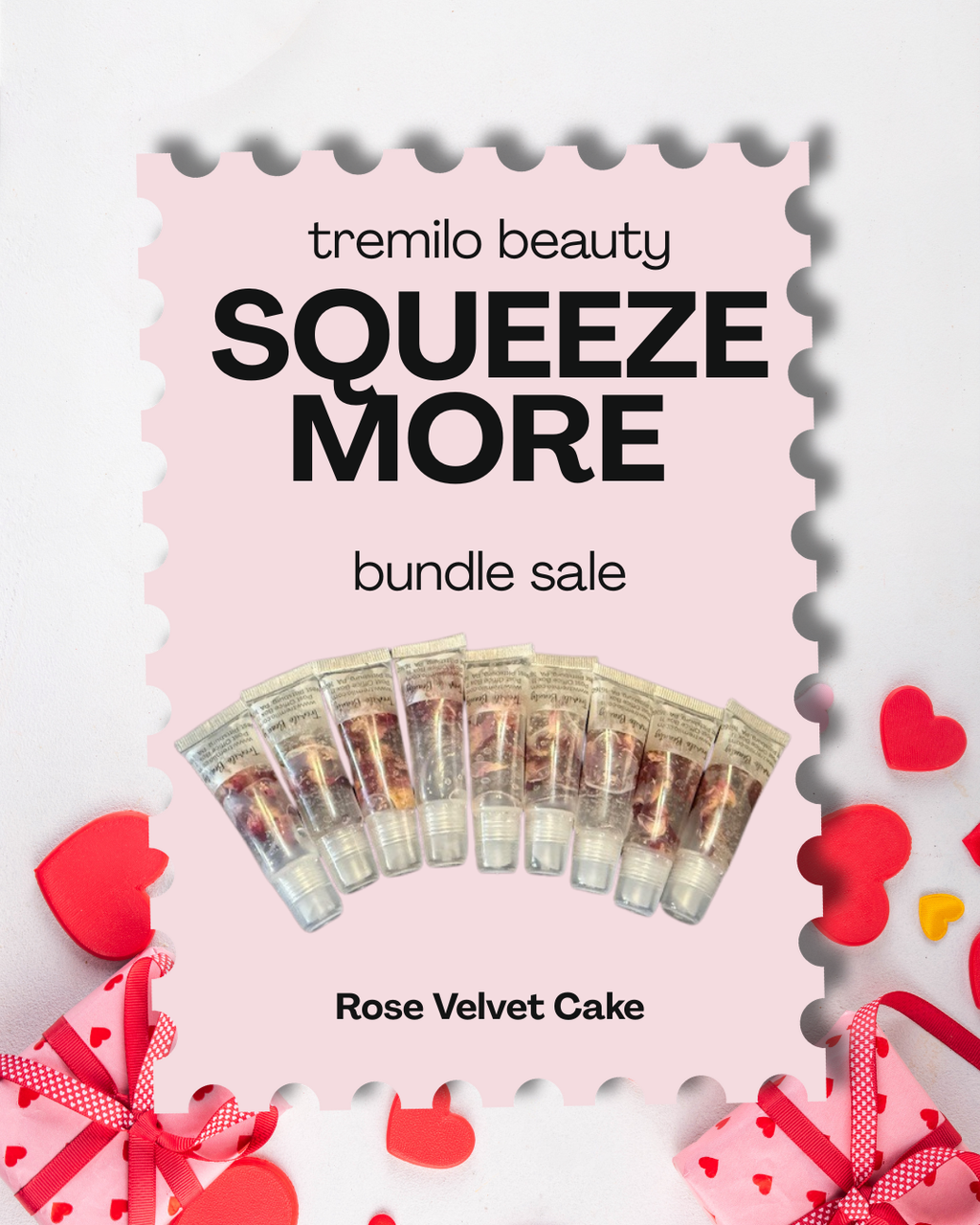 10 ml Squeeze Tube Lip Gloss – Limited "Squeeze More" Share & Save Bundle