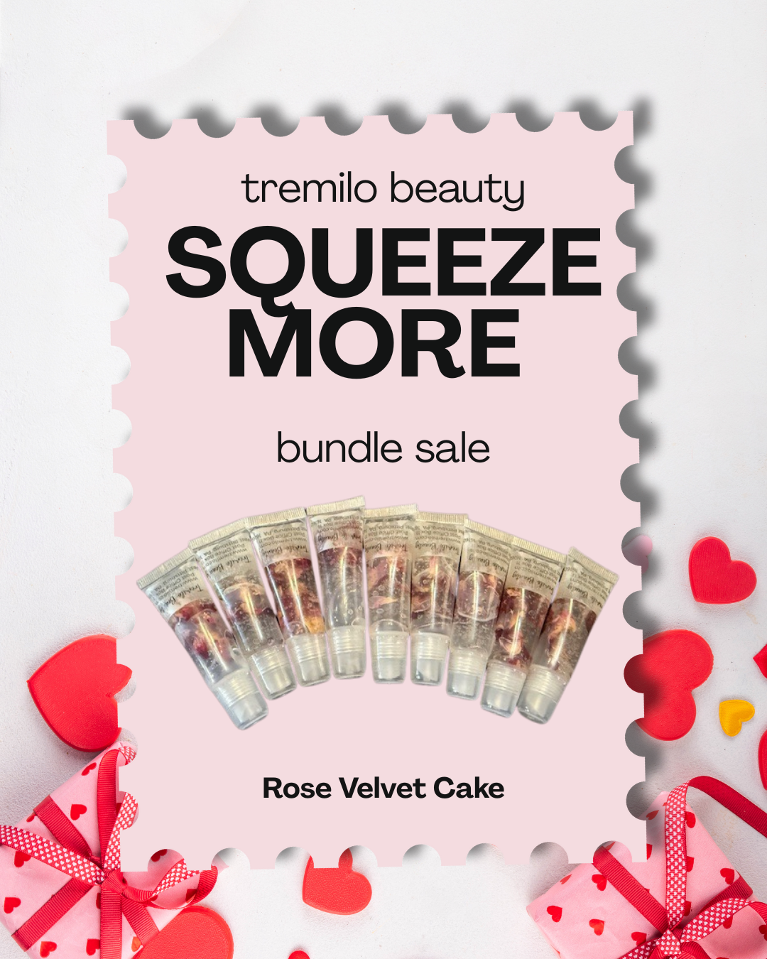 10 ml Squeeze Tube Lip Gloss – Limited "Squeeze More" Share & Save Bundle
