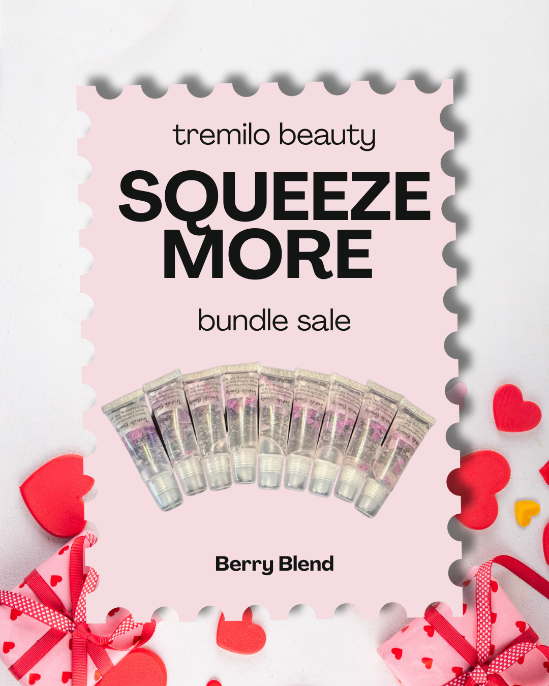 10 ml Squeeze Tube Lip Gloss – Limited "Squeeze More" Share & Save Bundle