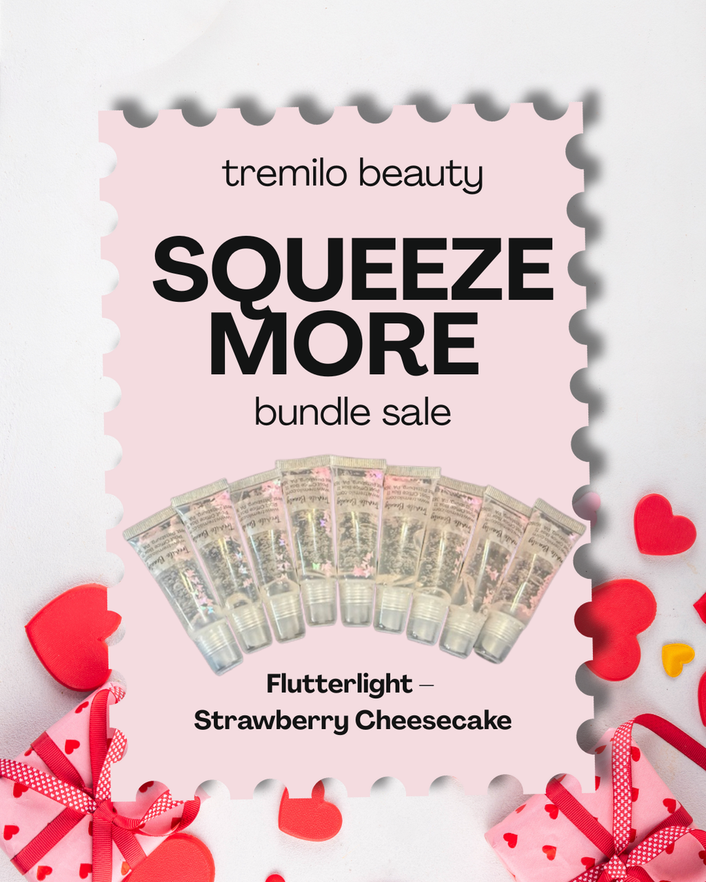 10 ml Squeeze Tube Lip Gloss – Limited "Squeeze More" Share & Save Bundle