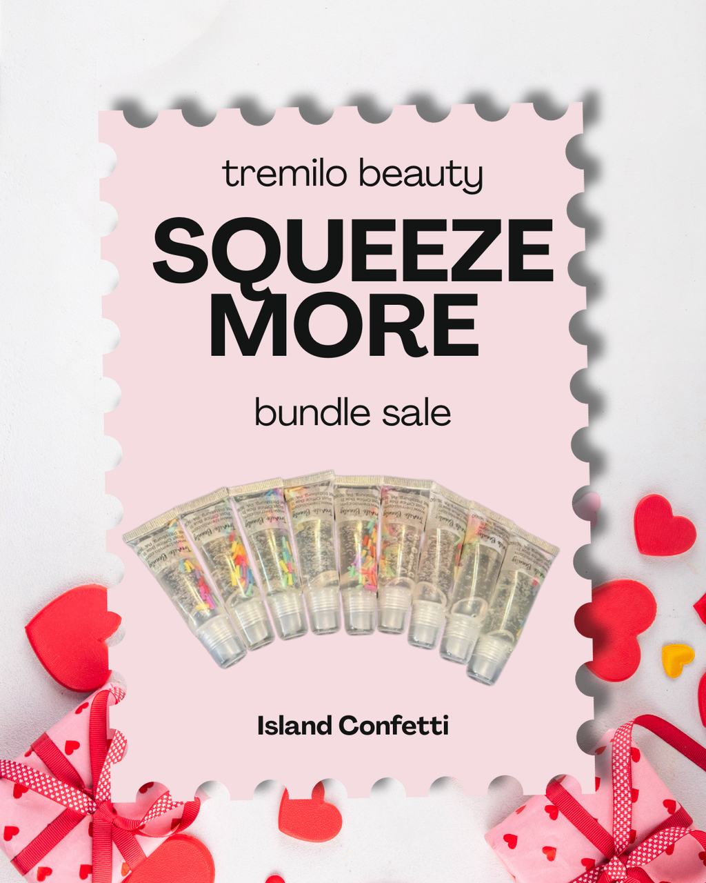 10 ml Squeeze Tube Lip Gloss – Limited "Squeeze More" Share & Save Bundle