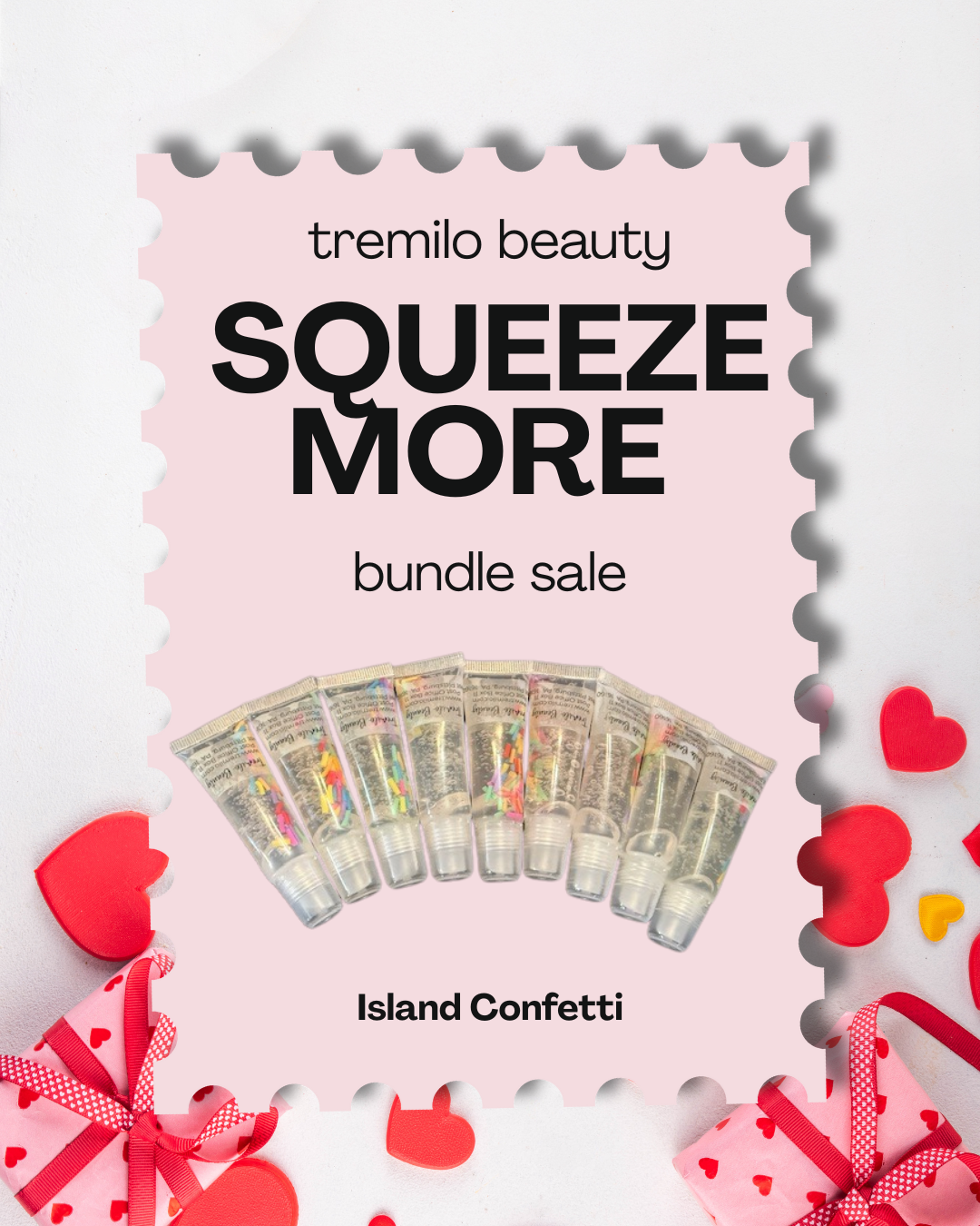 10 ml Squeeze Tube Lip Gloss – Limited "Squeeze More" Share & Save Bundle