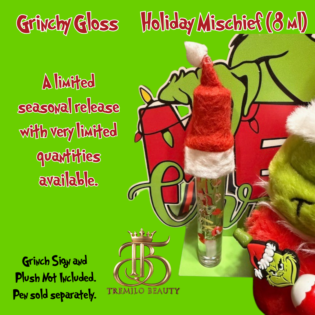 Grinchy Gloss – Holiday Mischief Edition 8 ml – Tremilo Beauty