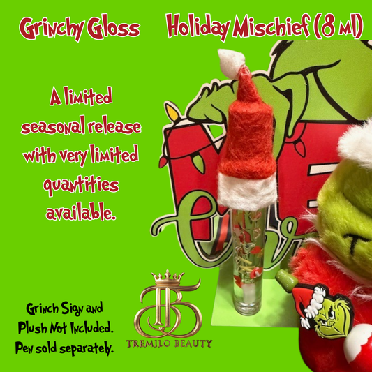 Grinchy Gloss – Holiday Mischief Edition 8 ml – Tremilo Beauty