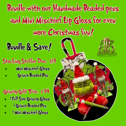 Grinchy Gloss – Holiday Mischief Edition 8 ml – Tremilo Beauty