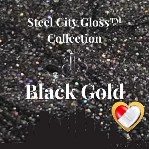 Black Gold™— Steel City Gloss™ Collection - 5ml Heart Tube