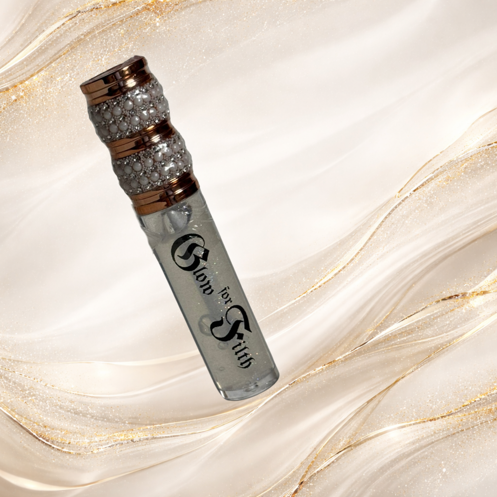 Prisma Void Glam rainbow shimmer lip gloss by Glow for Filth with multidimensional holographic sparkle