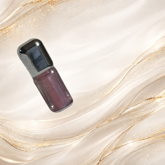 Iron Velvet plum lip gloss in 5 ml tube from the Tremilo Steel City Gloss Collection