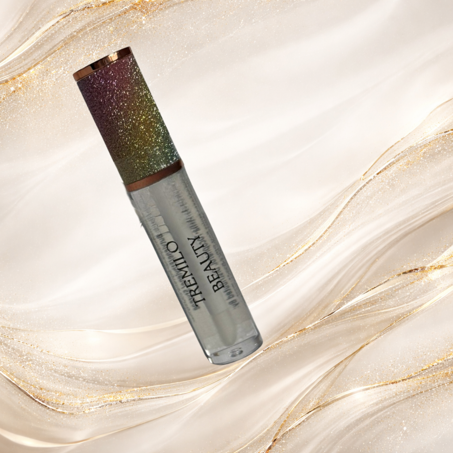 Crystal Veil clear lip gloss by Tremilo Beauty – Steel City Gloss collection.  Crystal Veil clear lip gloss tube by Tremilo Beauty Steel City Gloss collection