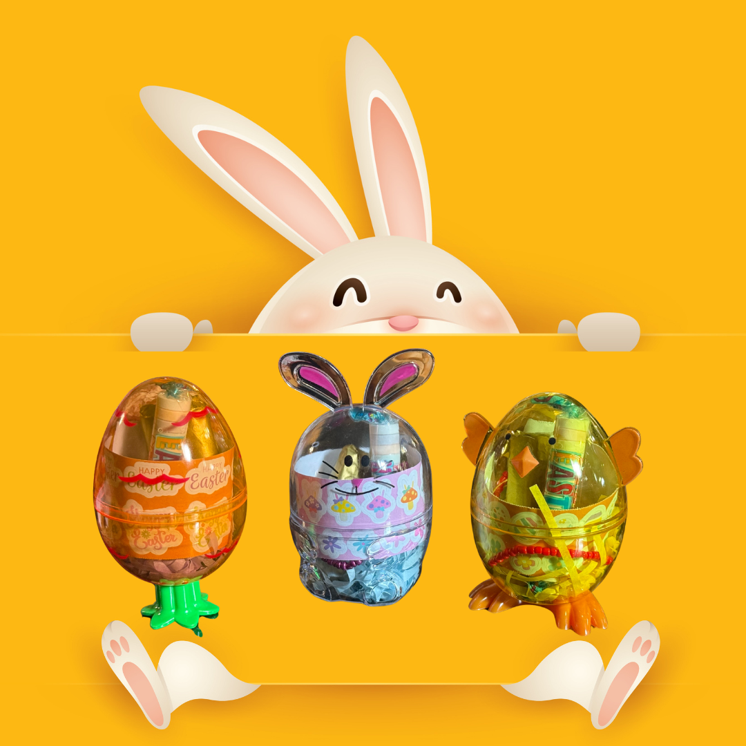 Tremilo Easter mystery basket set collection with lip gloss, accessories, and seasonal gift items